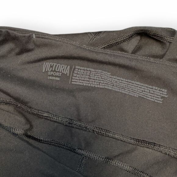 VICTORIA’S SECRET VICTORIA SPORT VSX Women’s Black High-Rise Compression Legging - Picture 3 of 4